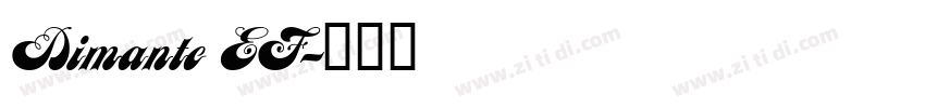 Dimante EF字体转换